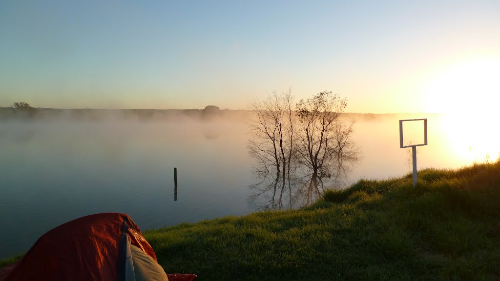 Cold mornings on the River Murray by Matthew R Lee