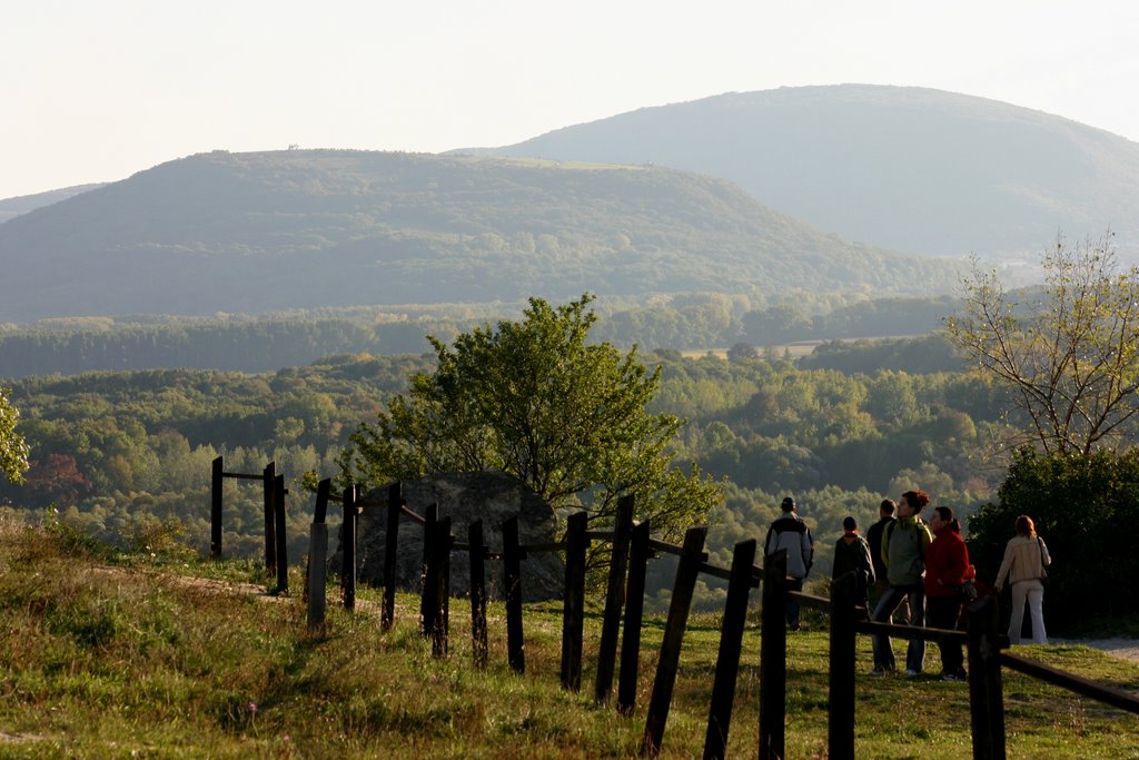 Braunsberg (346m) and Hundsheimer Berg (481m) from Sandberg by Jan Madaras