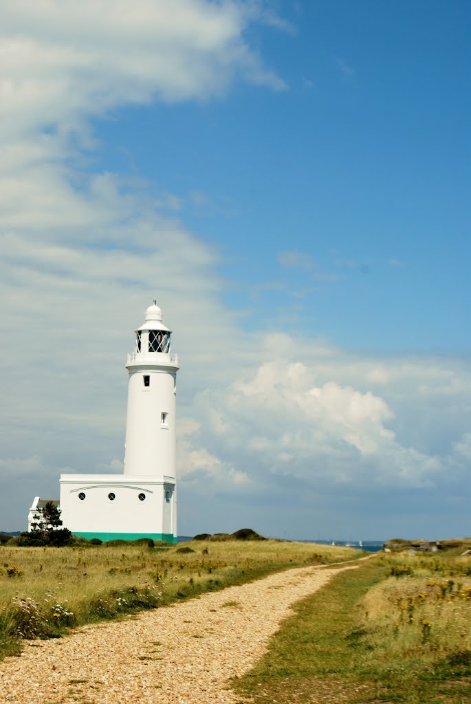 Hurst Castle lighthouse by Dave Fry