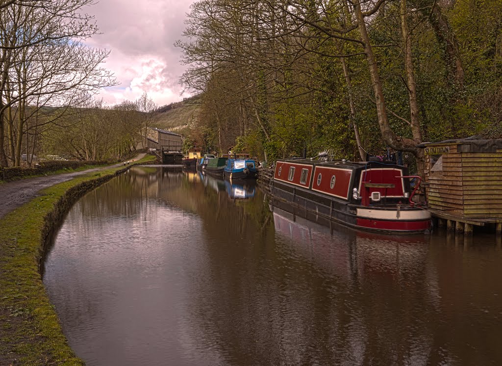 Rochdale Canal, Hebden Bridge by Craig Hutton