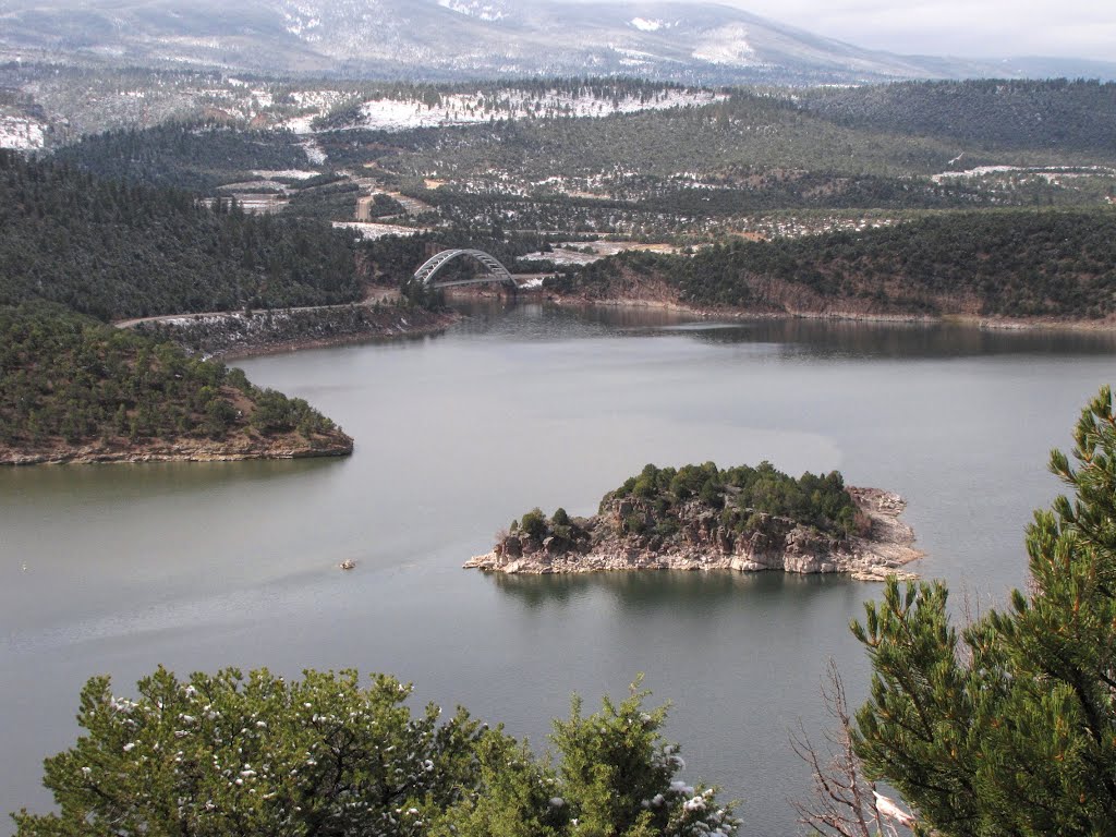 Flaming Gorge Reservoir by W.S.Ewen