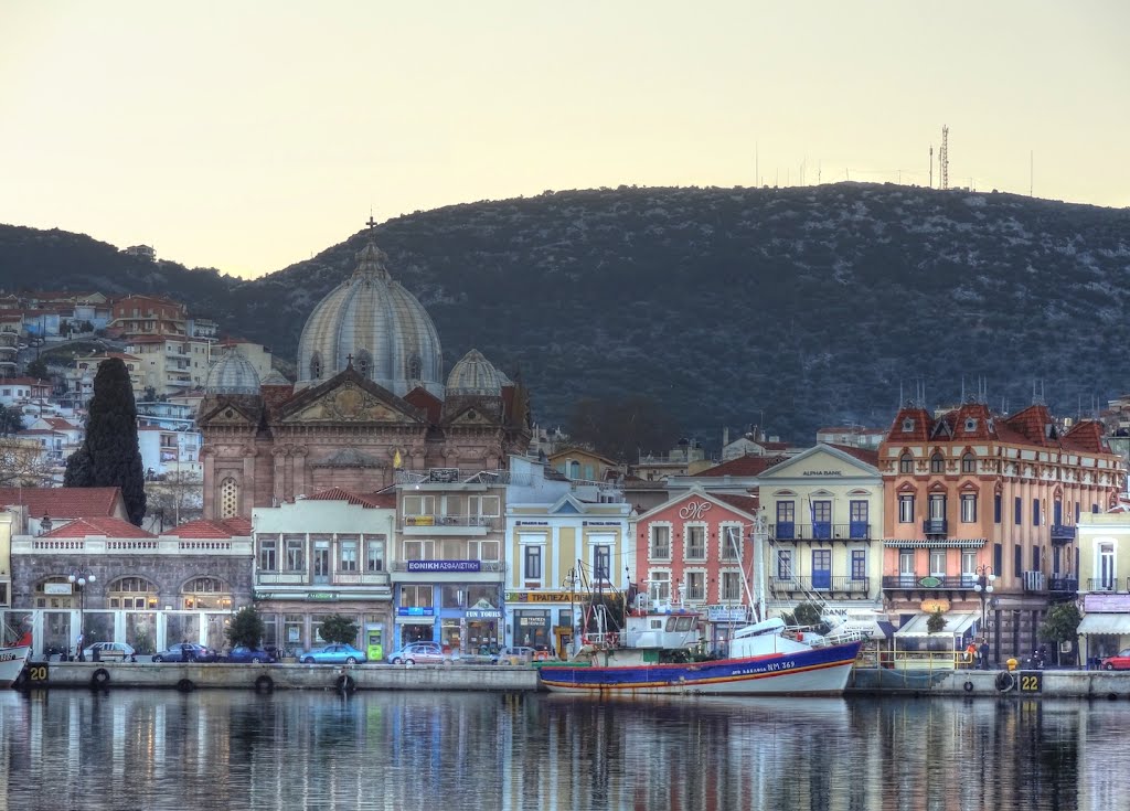 Mytilene Harbour - Μυτιλήνη Λιμάνι by stratis_tsam