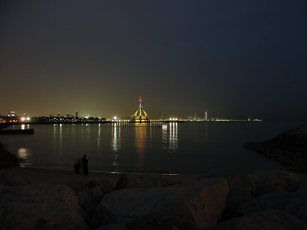 Kuwait at Night by Magnus Einarsson