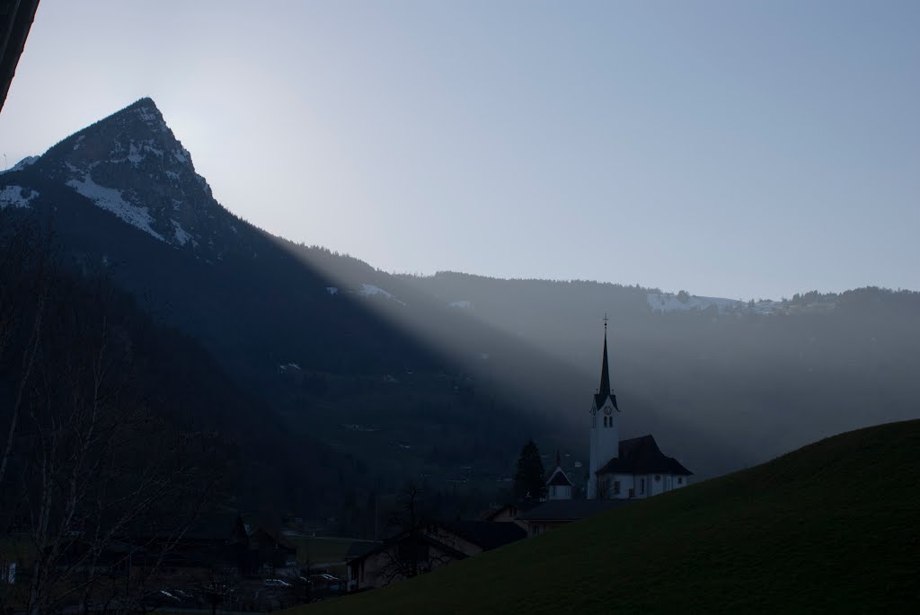 View from Hotel Krone, Giswil by CKPearce