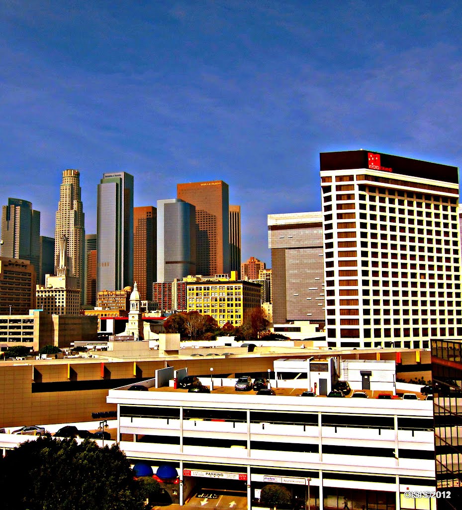 City HD • Looks West • Little Tokyo • Los Angeles, CA, USA by Easy Street Images©