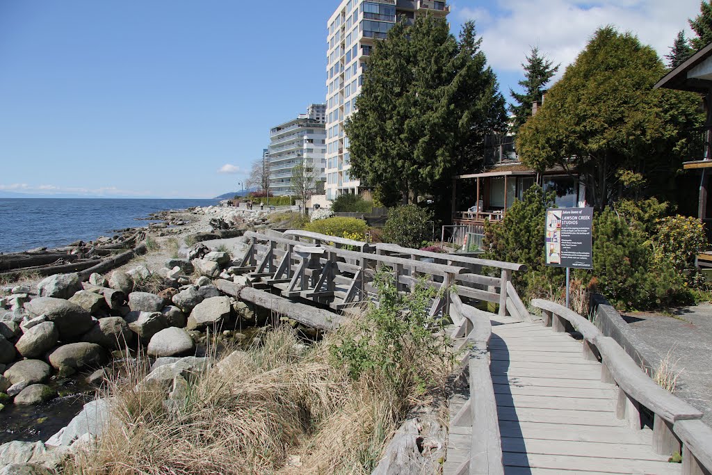 Wood bridge, a part of the sea walk by EditThisPhoto.com