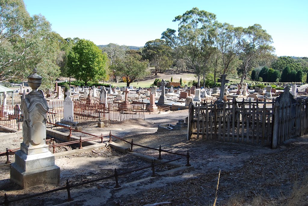 Early graves in upper area by Phaedrus Fleurieu