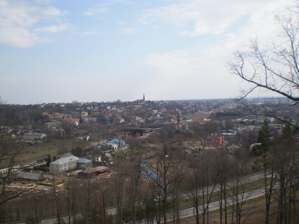 Naujoji Vilnia žvelgiant nuo Rokantiškių pilies kalno - View of Naujoji Vilnia from the top of Rokantiškės castle mound by Gintarele