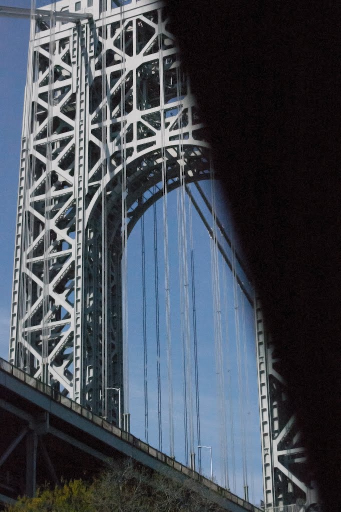 George Washington Bridge on the NYC side! by Ann Broder