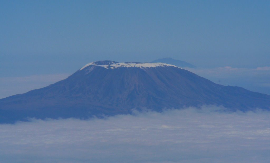 The Kilimandjaro from the flight by joeldenantes