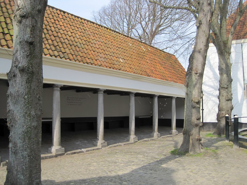 Overdekte Vismarkt in het Sint Jacobshofje by Johan Zuidema