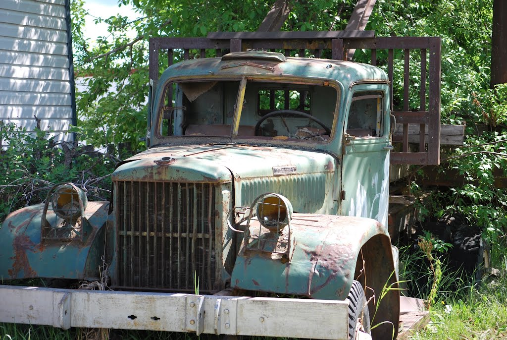 Old logging truck by George Dean