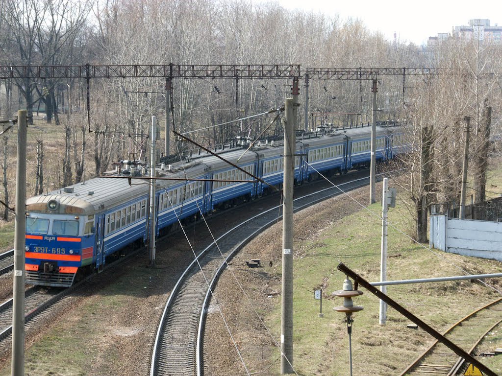 Railroad, Dolhobrodskaja str., Minsk, Belarus, 14-04-2012. by se_bmw