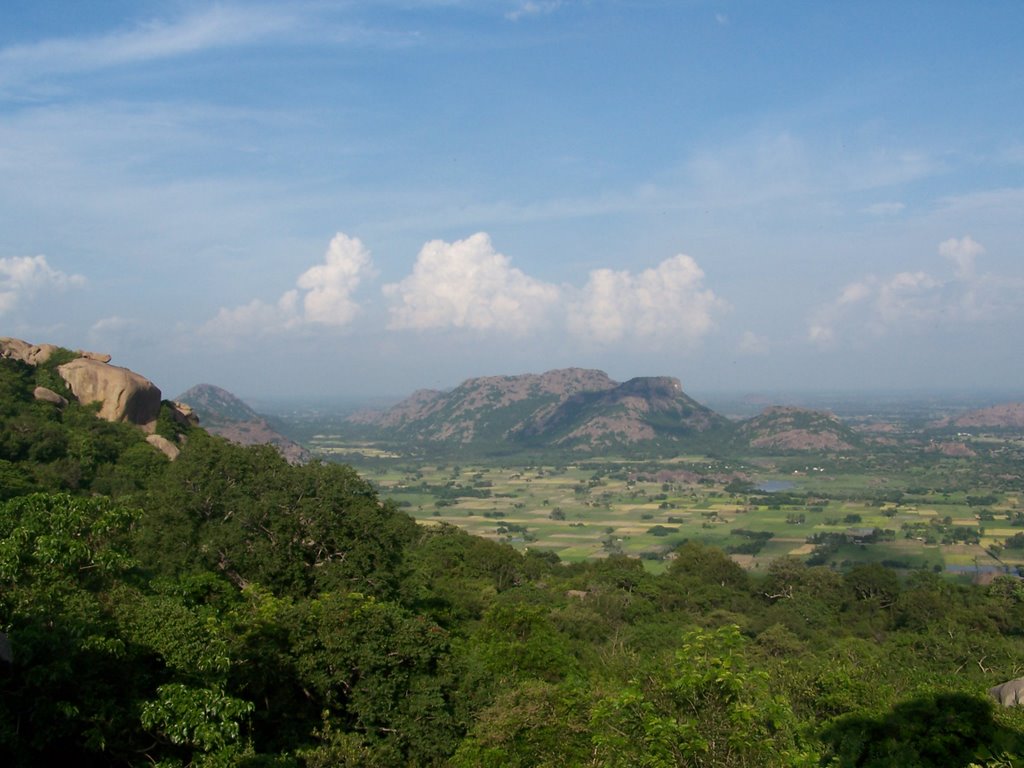 Looking East North East from Durga Amman Hill by omshakti