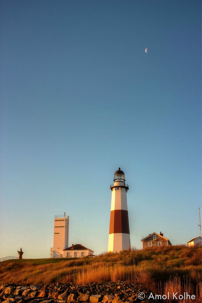 Montauk Light house at Dawn by amolkolhe