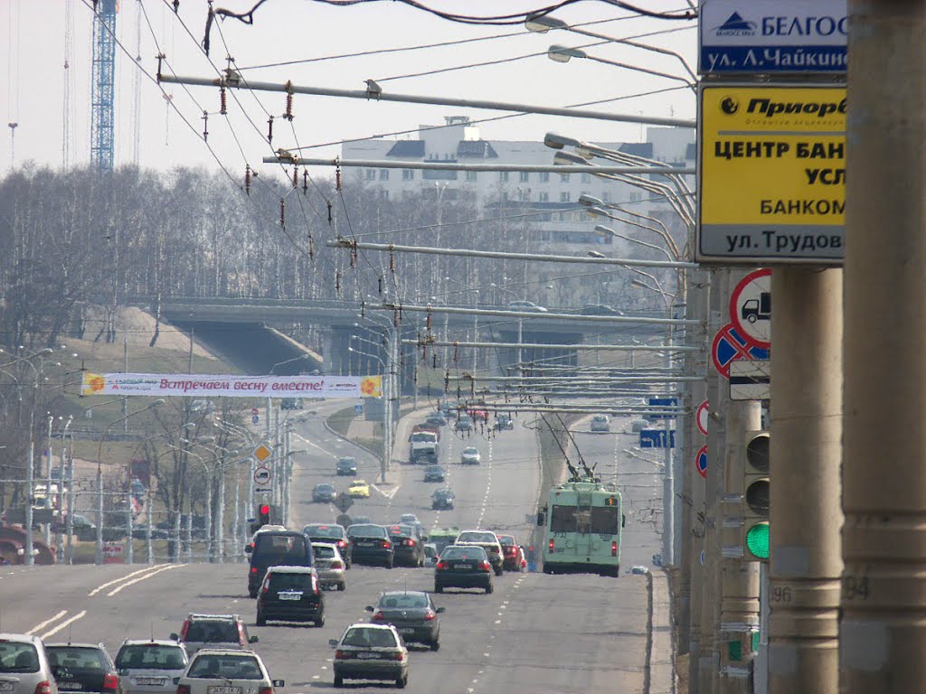 Av. Partizanski, Minsk, Belarus, 14-04-2012. by se_bmw