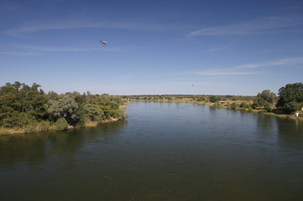 Okavango from Bagani Bridge by Dr. Thomas Wagner