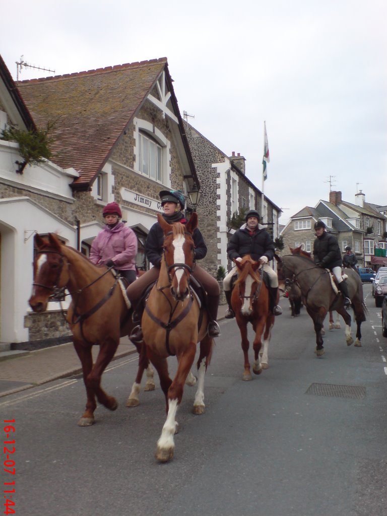 Horsing around on Fore Street by Jessica Bambi