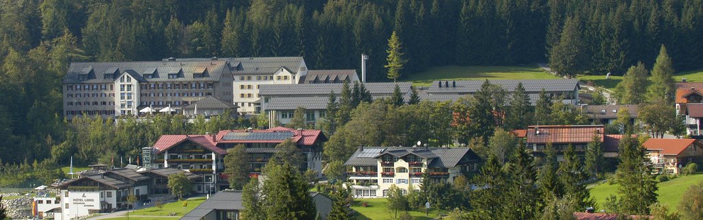 Oberjoch, oberes Dorf mit Alpenklinik Santa Maria by erlebnis-foto.de