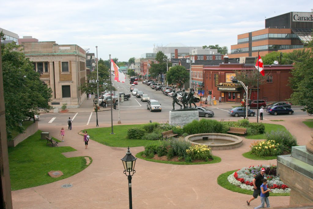 The view from Province House, Charlottetown PEI. by Ken Heaton