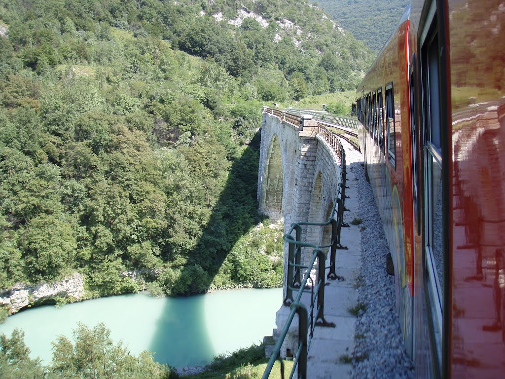 Solcanski most / Solkanbrücke über Soca / Isonzo by rotschild