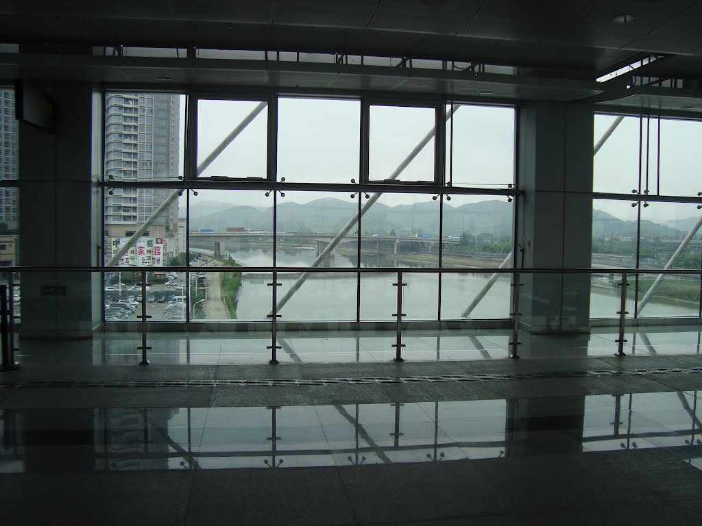 Bridge at border China/Hong Kong by Dennis Soltau