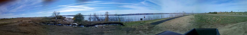 Missouri River Panoramic View in Mobridge, SD by richward33