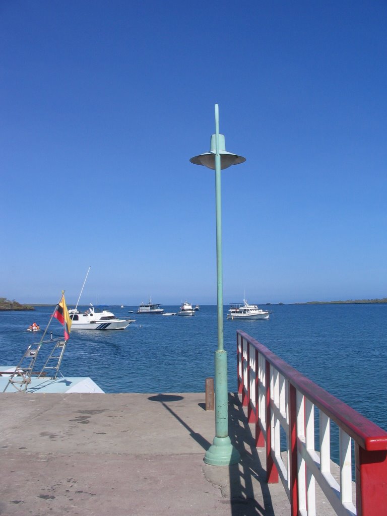 Muelle en Puerto Villamil by Javier Viteri