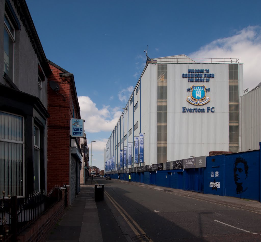 Goodison Park, Goodison Road Stand by hti