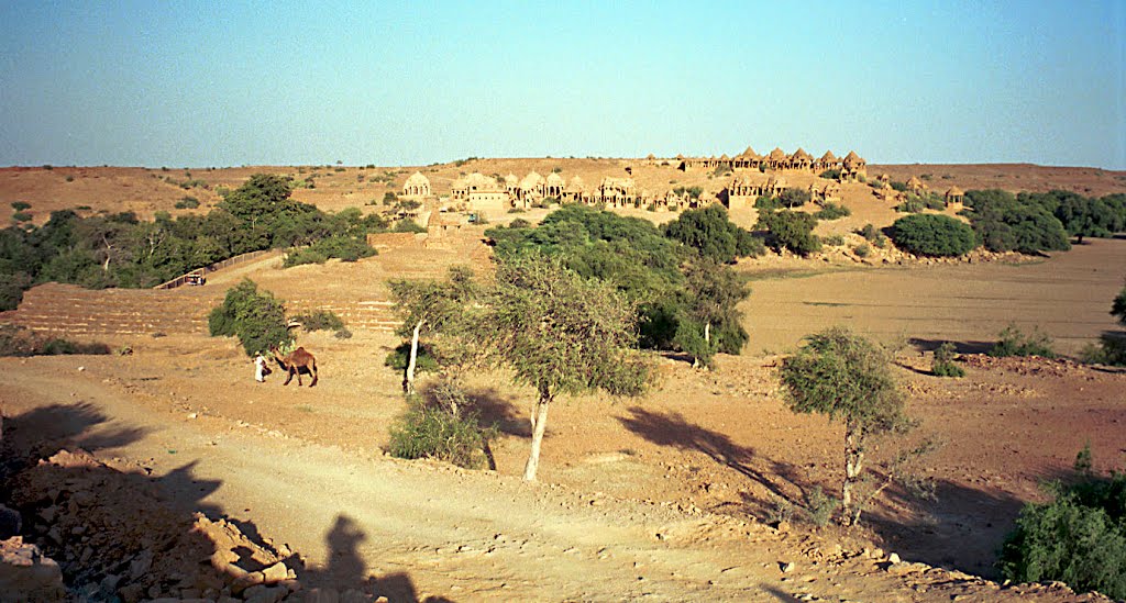 Jaisalmer: Royal Cenotaphs, Bada Bagh by Henk van Es