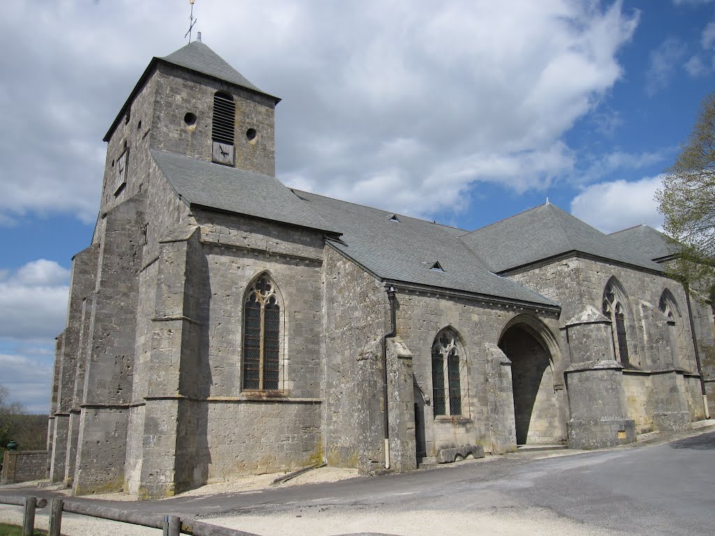 Dun-Haut : Eglise, Dun-sur-Meuse, Meuse, Lorraine, France by TitTornade