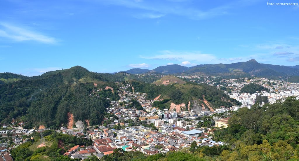 Vista aérea de Nova Friburgo.Foto Osmar de Castro by Acervo Digital Castr…