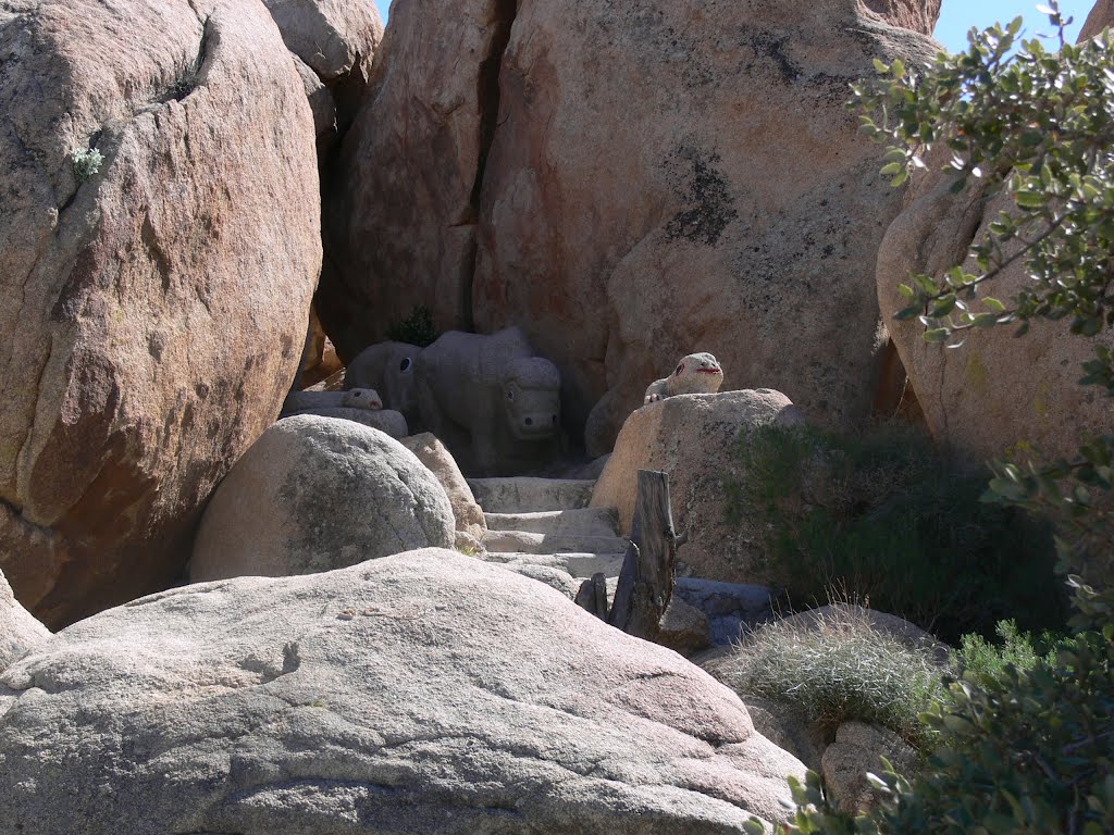 Rocks on Historic Desert View Tower, California by J.gumby.BOURRET