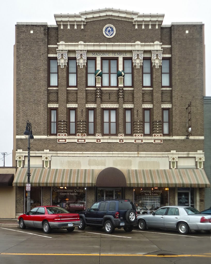 Masonic Temple, Grinnell, Iowa by Gregory Dyer