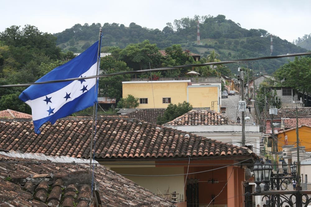 Bandera de Honduras @ copanruinas by crystjan