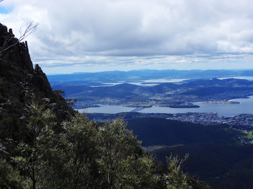 Hobart from Mount Wellington by Desc85