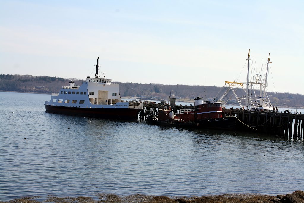 Margaret Chase Smith ferry, and George Roper tugboat. by MementoMori