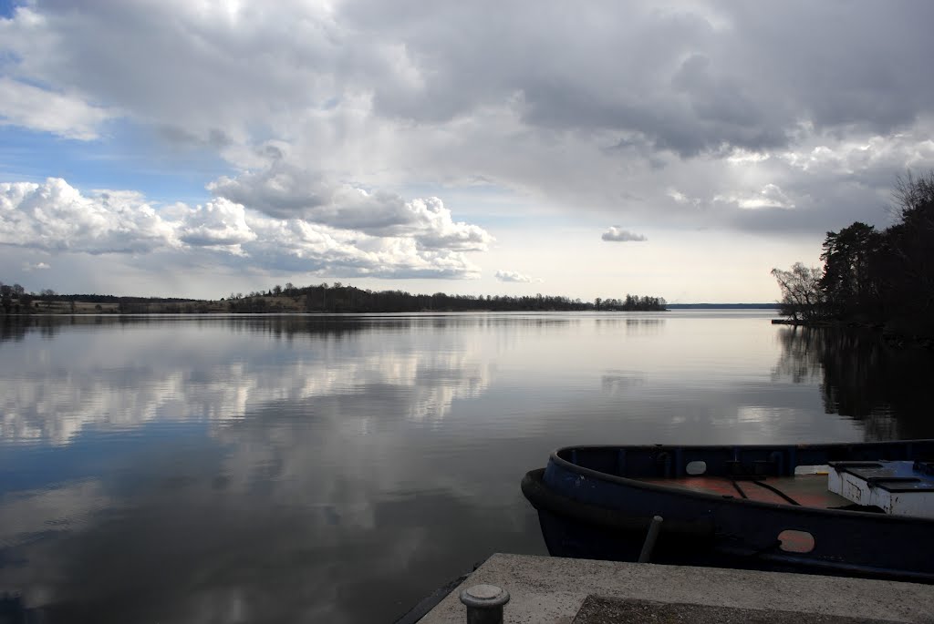 Birka (Björkö) and Lake Malären from Adelsö by Amanda Wood