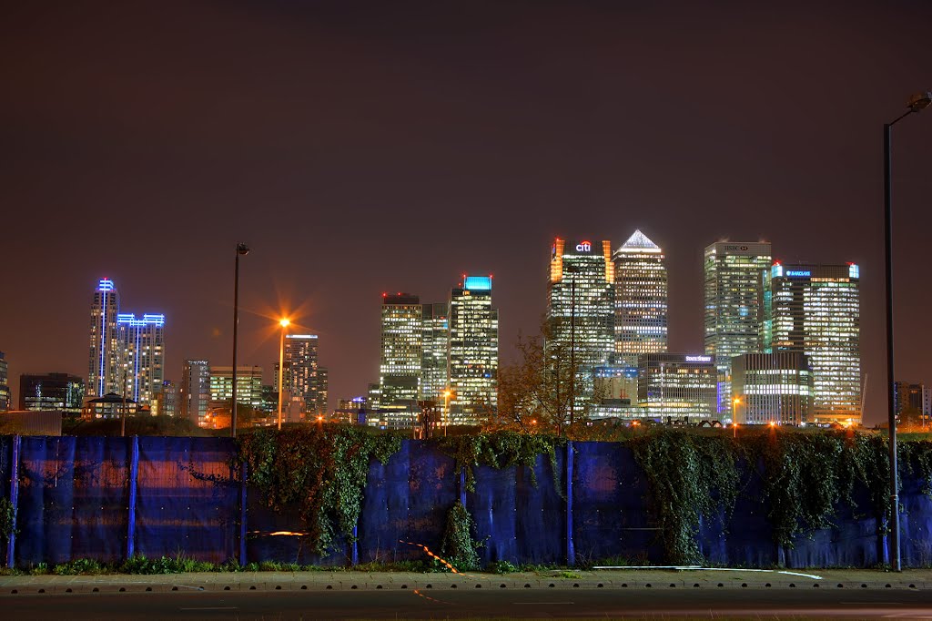 Isle of Dogs London in HDR by Wallgo.com