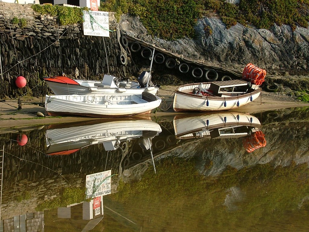 Fishing Boats on the Gannel by Tideswellman