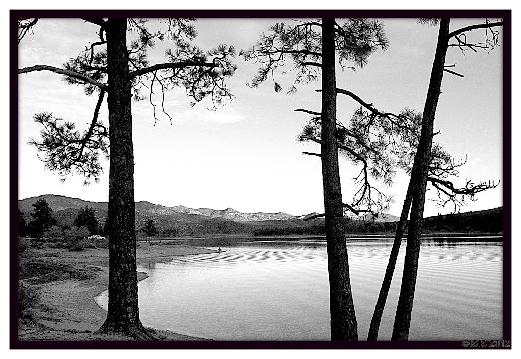 Hemet Lake Redux BW by Easy Street Images ©