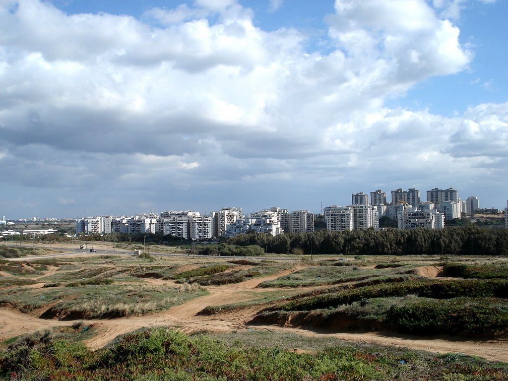 View from Tel Baruch beach by Konstantin Golovan