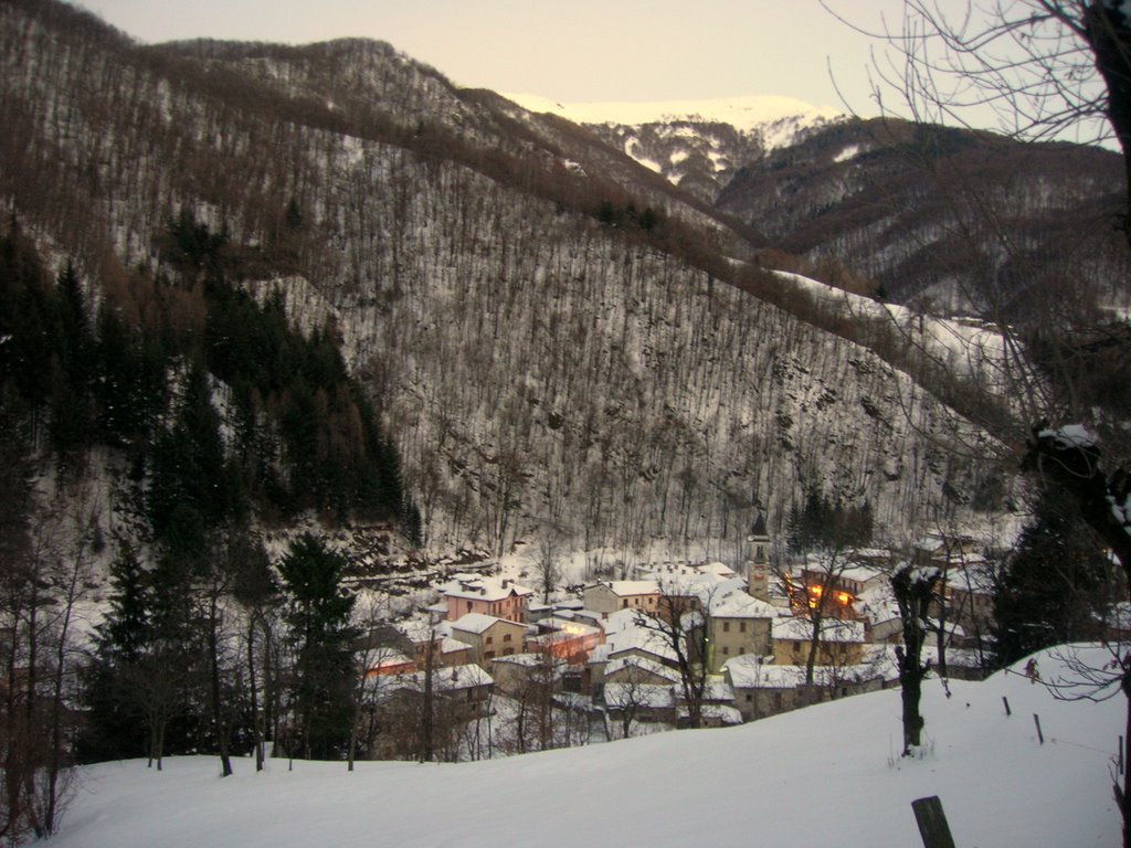 SAN BARTOLOMEO's WINTER SUNSET by piero belforte