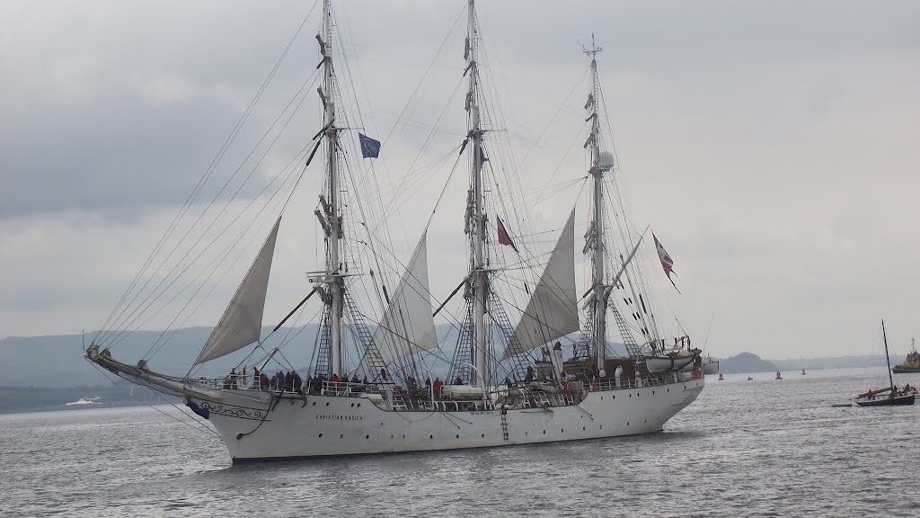 Sailing Ship Christian Radich Greenock 2011 by joehughes1948