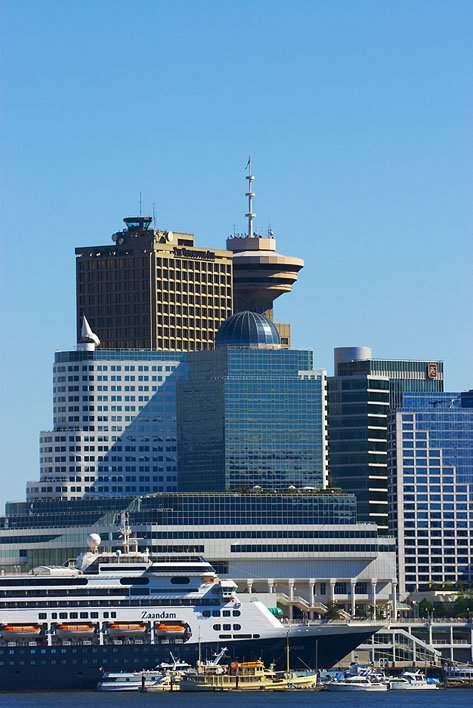 Canada Place as seen from Stanley Park by Marek W