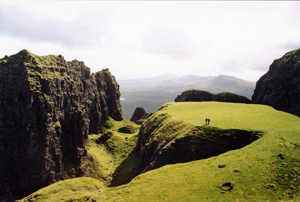 The Quiraing: the table top of the Trotternish Ridge escarpment. by Brant