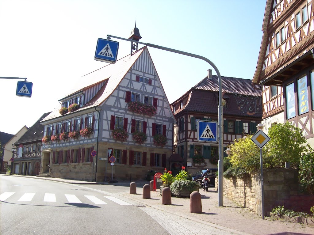 Brettener Straße am alten Rathaus by Panzerknacker