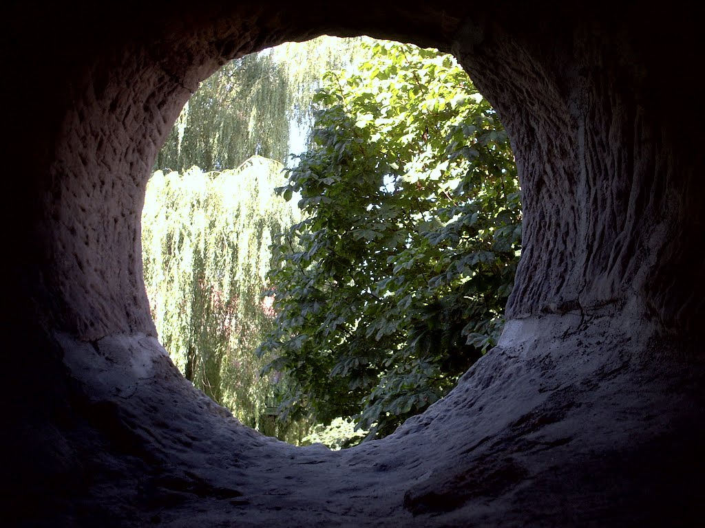 Ummendorfer Burgherrenblick- view out of the castle of Ummendorf by grobi358