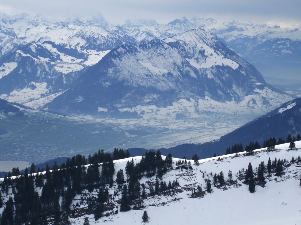 View from Rigi Kulm (looking towards Stans) by hmathys