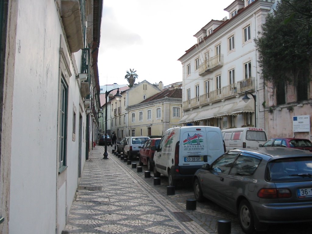 Street in Leiria by catpochi